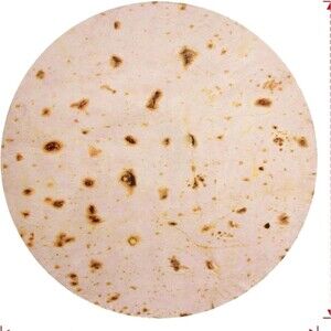 Casofu Burrito Fleece Blanket, Round, 71" Diameter